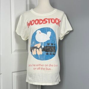 Recycled Karma Distressed Woodstock Tee